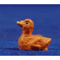 Patito nadando 8 cm resina