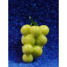 Uva blanca con tallo 1,2 cm resina