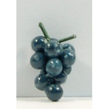 Uva negra con tallo 1,2 cm resina