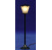 Farola de calle luz led blanca 10 cm metal