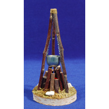 Fogata a pila 8x16 cm madera