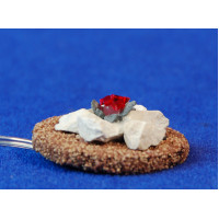 Fogata con portapila 4x1,5 cm madera