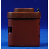 Adaptador pila petaca con portapilas AA 6 cm plástico