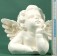 Busto de ángel sobremesa 14 cm resina