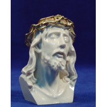 Busto Cristo blanco 9 cm marmolina