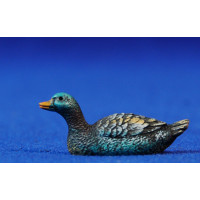 Pato rio color 8 cm resina