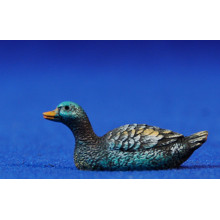 Pato rio color 8 cm resina