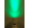 Foco luz verde 4 cm metal